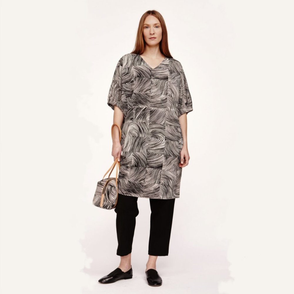 Marimekko Varpio Kubb Tunic Dress Sz S